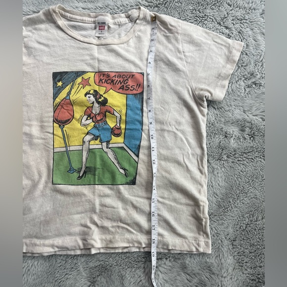 RE/DONE x Hanes Classic "Kick Ass" Tee - Picture 6 of 7